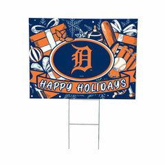 Detroit Tigers Yard Sign, Holiday