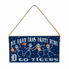 Detroit Tigers Halloween Wood Wall Sign, 6x11