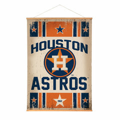 Houston Astros, Canvas Wall Tapestry, Large, 54x36