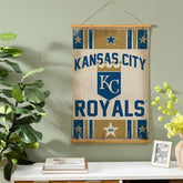 Kansas City Royals, Canvas Wall Tapestry, Medium, 36x24