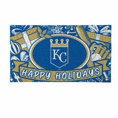 Kansas City Royals Holiday PVC Mat, 28"x16"