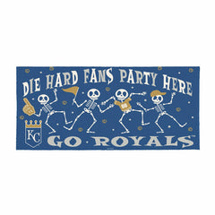 Kansas City Royals Flocked Coir Halloween Sassafras Switch Mat, 22"x10