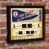 Scoreboard Wall Clock, Los Angeles Angels