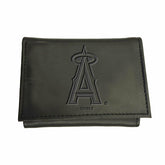 Los Angeles Angels Tri-Fold Wallet Black