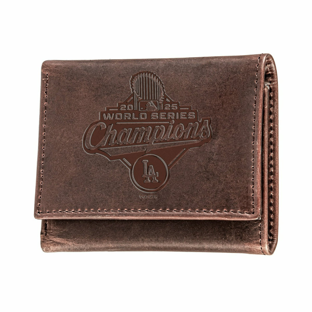 Los Angeles Dodgers, World Series 2025 Wallet, Tri-fold, Brown