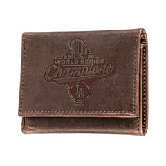 Los Angeles Dodgers, World Series 2025 Wallet, Tri-fold, Brown
