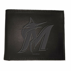 Miami Marlins Bi-Fold Wallet Black