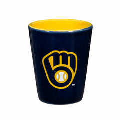 Milwaukee Brewers 4-Piece Ceramic 2oz. Shot Glass Set