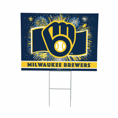 Milwaukee Brewers Yard Sign, Patriotic