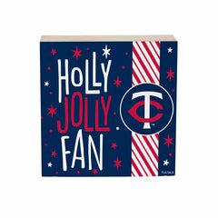 Minnesota Twins Block, Holiday, 6x6