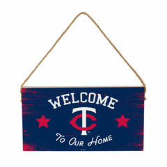 Minnesota Twins Wood Wall Sign, 6x11