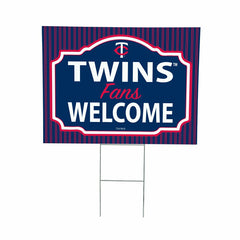Minnesota Twins Coroplast Yard Sign, "Fans Welcome"