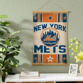 New York Mets, Canvas Wall Tapestry, Medium, 36x24