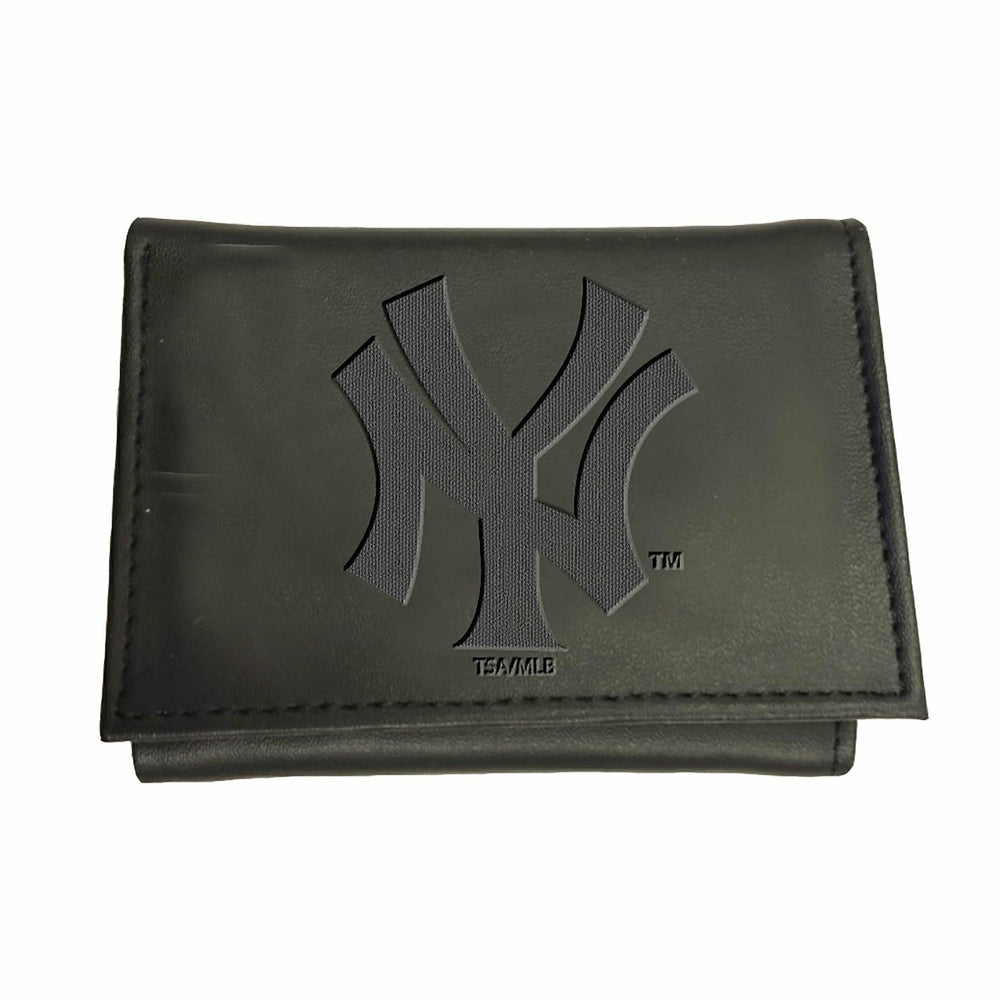 New York Yankees Tri-Fold Wallet Black