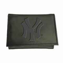 New York Yankees Tri-Fold Wallet Black