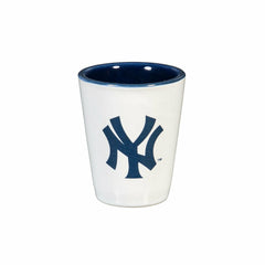 New York Yankees 4-Piece Ceramic 2oz. Shot Glass Set