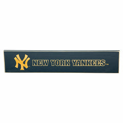 New York Yankees Engraved Wood Sign, 3.5" x 18"