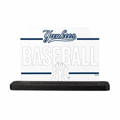New York Yankees Rectangle Baseball LED Tabletop Decor