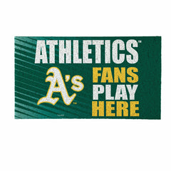 Athletics Fan Mat, 28"x16"