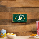 Athletics Wood Wall Sign, 6x11