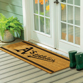 Oakland A's Extra Large One Color Coir Mat, 60"x24"