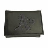 Oakland A's Tri-Fold Wallet Black