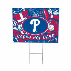 Philadelphia Phillies Yard Sign, Holiday