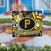 Pittsburgh Pirates Yard Sign, Holiday