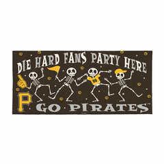 Pittsburgh Pirates Flocked Coir Halloween Sassafras Switch Mat, 22"x10