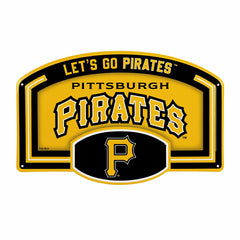 Pittsburgh Pirates USA Embossed Steel Wall Sign, 11" x 17"
