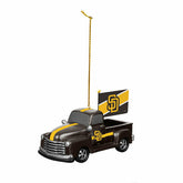 San Diego Padres Rally Truck Ornament, Set of 2