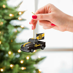 San Diego Padres Rally Truck Ornament, Set of 2