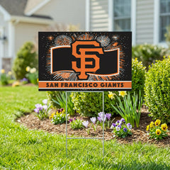 San Francisco Giants Yard Sign, Patriotic