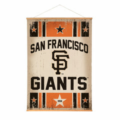 San Francisco Giants, Canvas Wall Tapestry, Large, 54x36