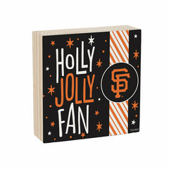 San Francisco Giants Block, Holiday, 6x6