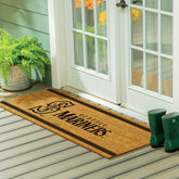 Seattle Mariners Extra Large One Color Coir Mat, 60"x24"