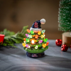 St Louis Cardinals 4" Mini LED Tabletop Christmas Tree, Set of 2