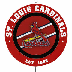 St Louis Cardinals, Metal Lite, Round