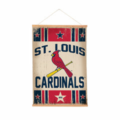 St Louis Cardinals, Canvas Wall Tapestry, Medium, 36x24
