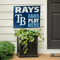 Tampa Bay Rays Coroplast Yard Sign "Fans Play Here"