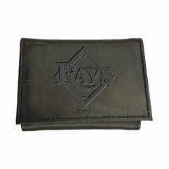 Tampa Bay Rays Tri-Fold Wallet Black