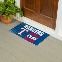 Texas Rangers Fan Mat, 28"x16"