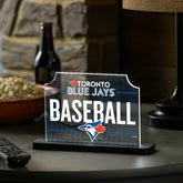Toronto Blue Jays Baseball Rectangle Desklite LED Decor
