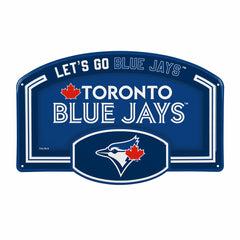 Toronto Blue Jays USA Embossed Steel Wall Sign, 11" x 17"