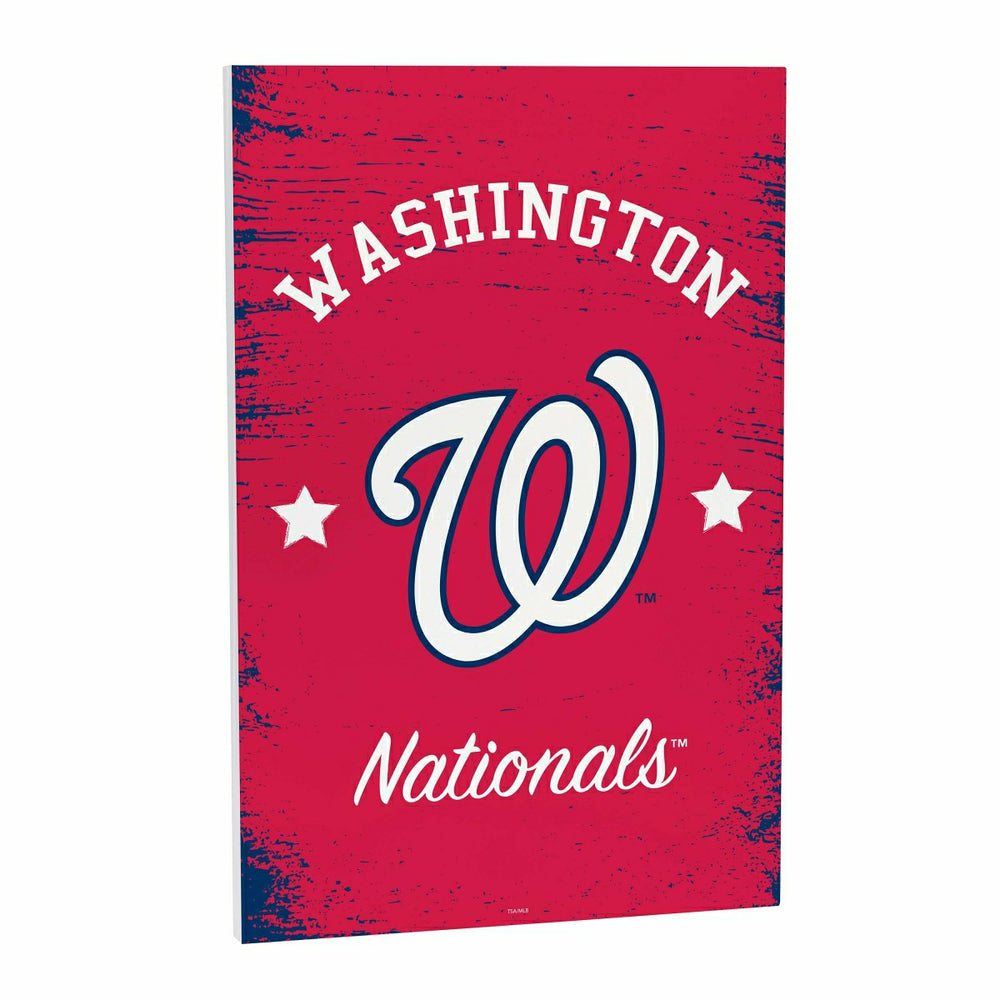 Washington Nationals Wood Wall Sign, 16x24