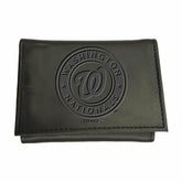 Washington Nationals Tri-Fold Wallet Black