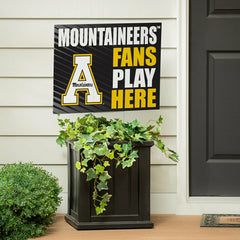 Appalachian State University Coroplast Yard Sign "Fans Play Here"