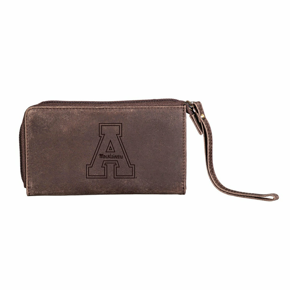 Wristlet Wallet, Brown, Appalachian State University