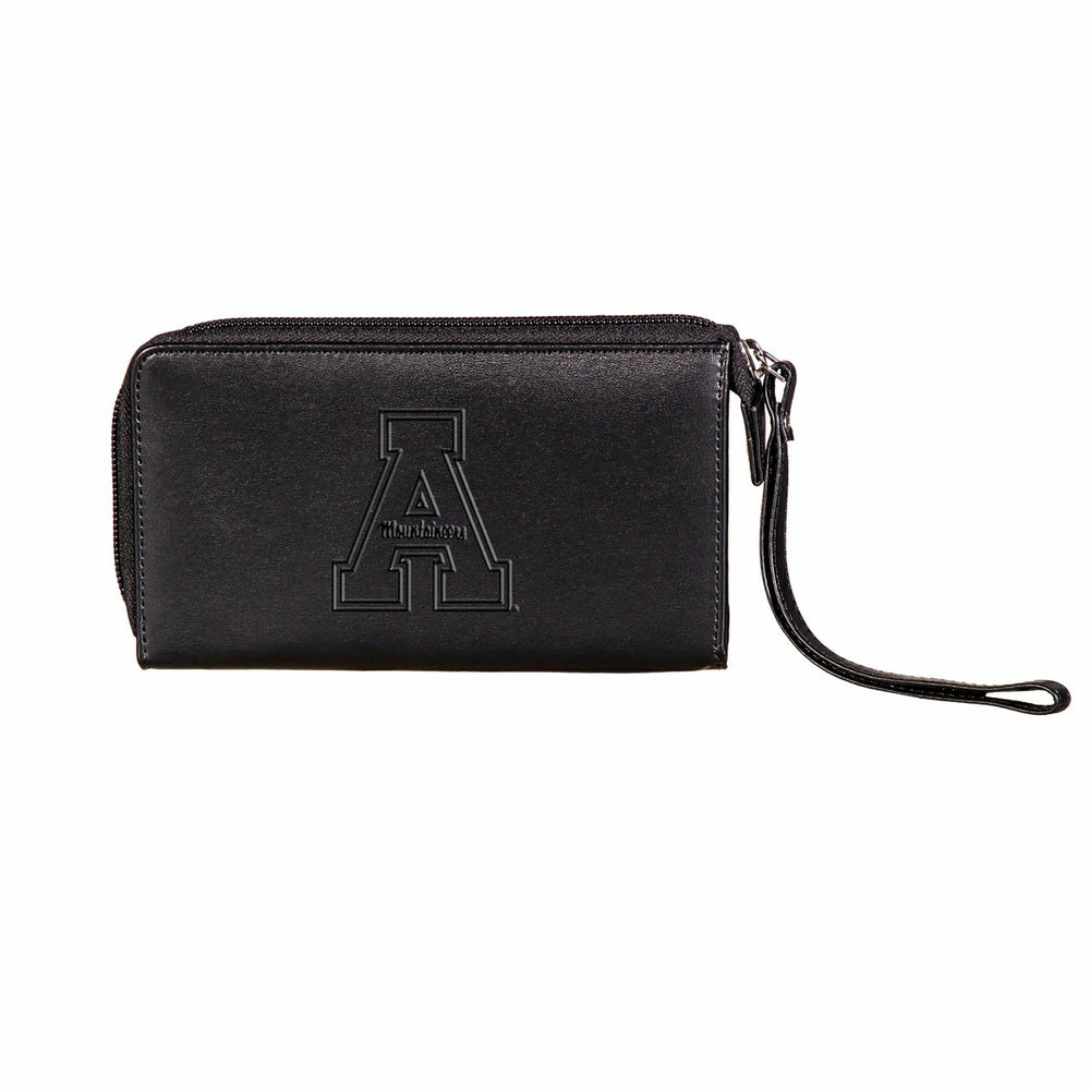 Wristlet Wallet, Black, Appalachian State University