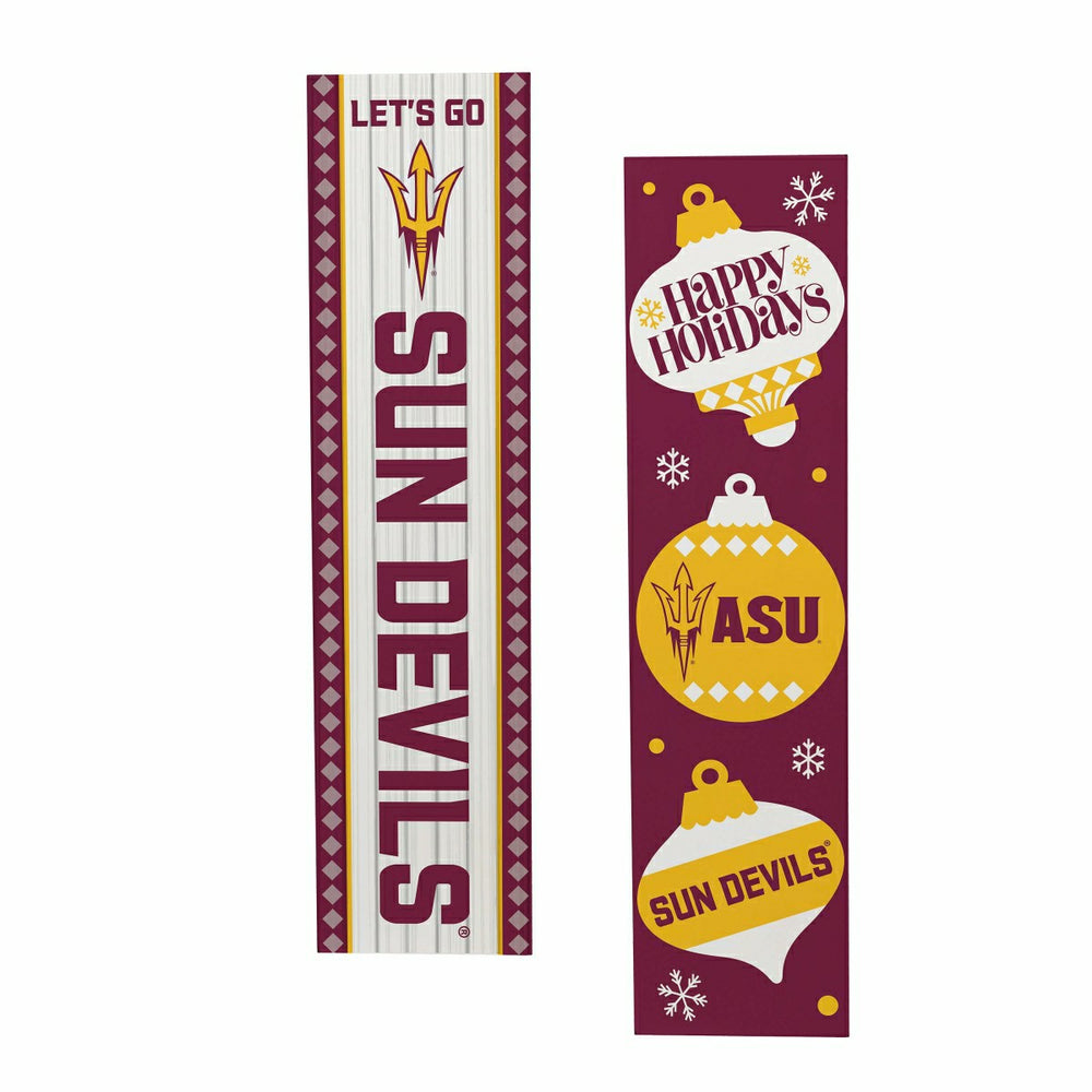 Arizona State University 47" Double Sided Leaner, Christmas